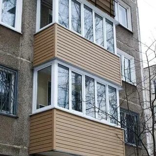Наружная отделка балкона