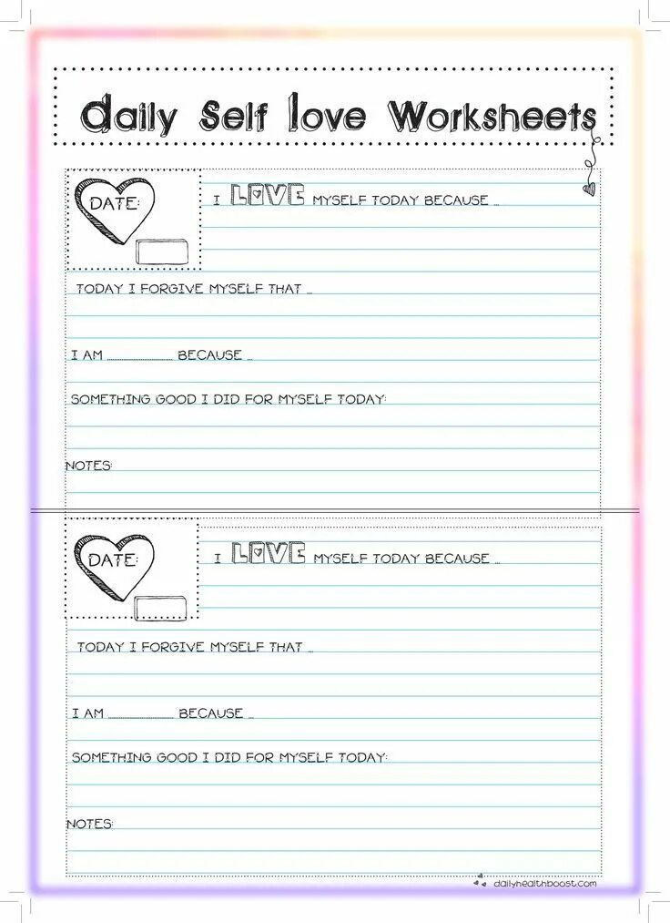 Self date. Love worksheets. self worksheets. self selves worksheet. self love.