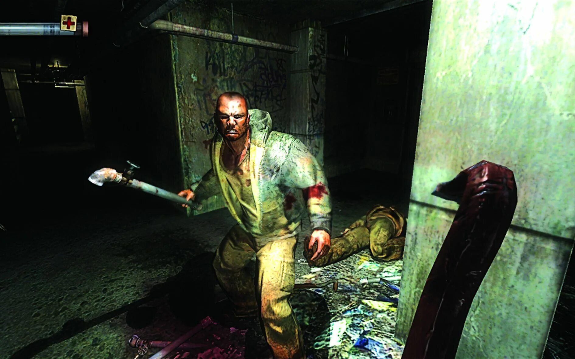 Игра про маньяка который. Игра про маньяка который. Condemned xbox 360. Игра про маньяка который. Игра про маньяка который.