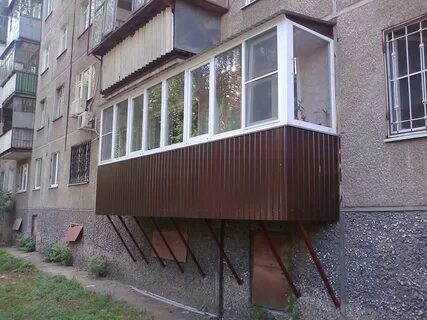Как сделать балкон на первом этаже