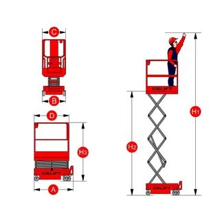 Ножничные подъемники oxlift