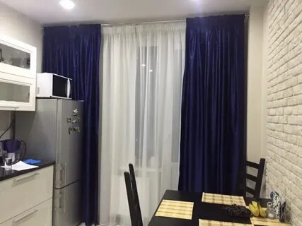 Белая кухня какие шторы