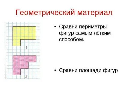 Как сравнить 2 фигуры