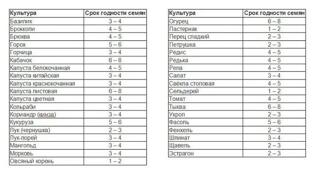 При какой температуре можно хранить семена