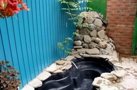 Декоративная галька из пластика для двора