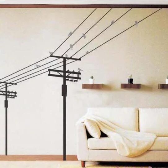 Фото проводов на стене Dicas de decoração: como lidar com cabos e fios Kinderkamer verlichting, Decorat