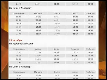 Электричка головинка сочи на завтра