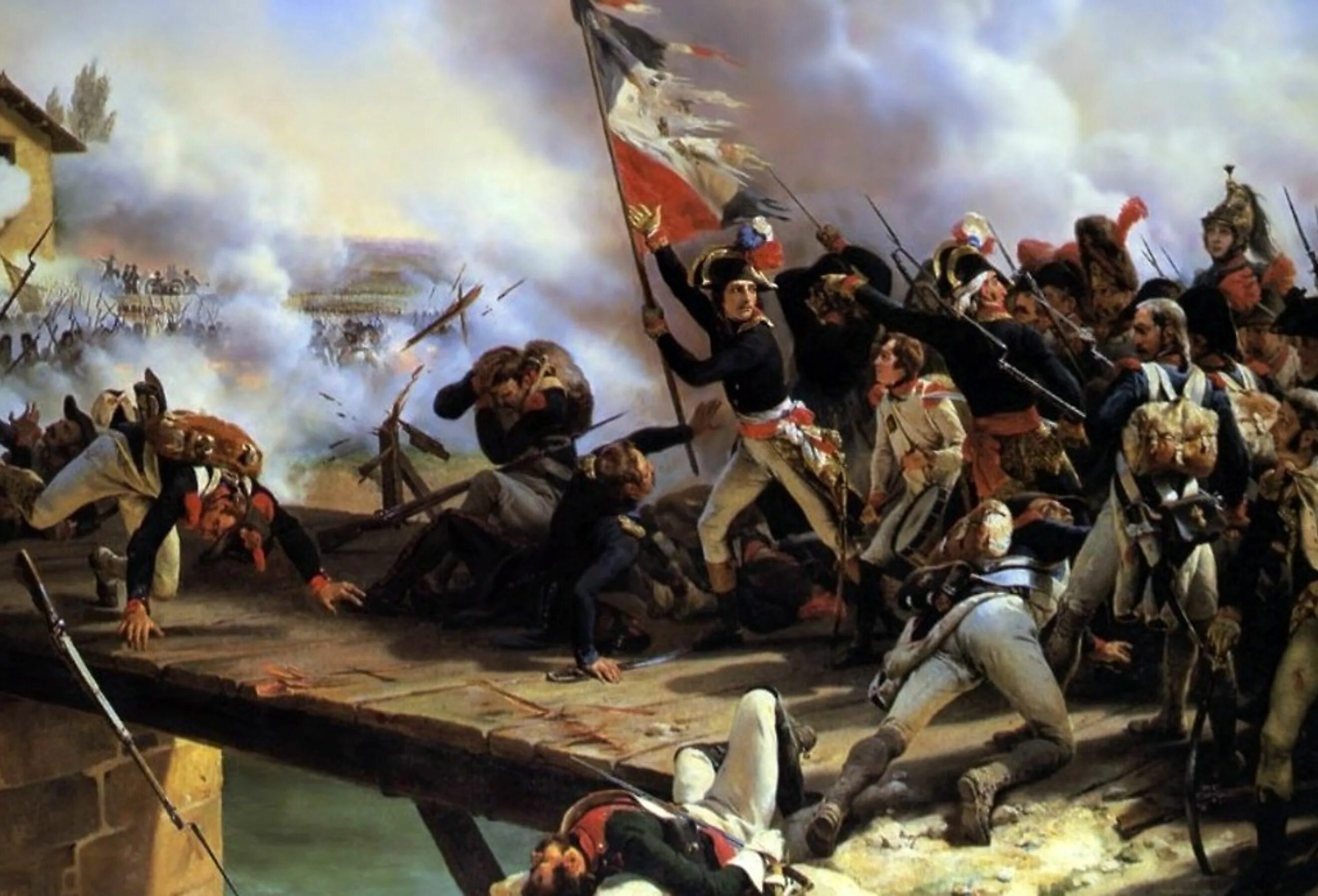 Первый итальянский поход. Наполеон битва на Аркольском мосту. Наполеон на Аркольском мосту. Итальянская кампания Наполеона Бонапарта. Наполеона командующим французской армией.
