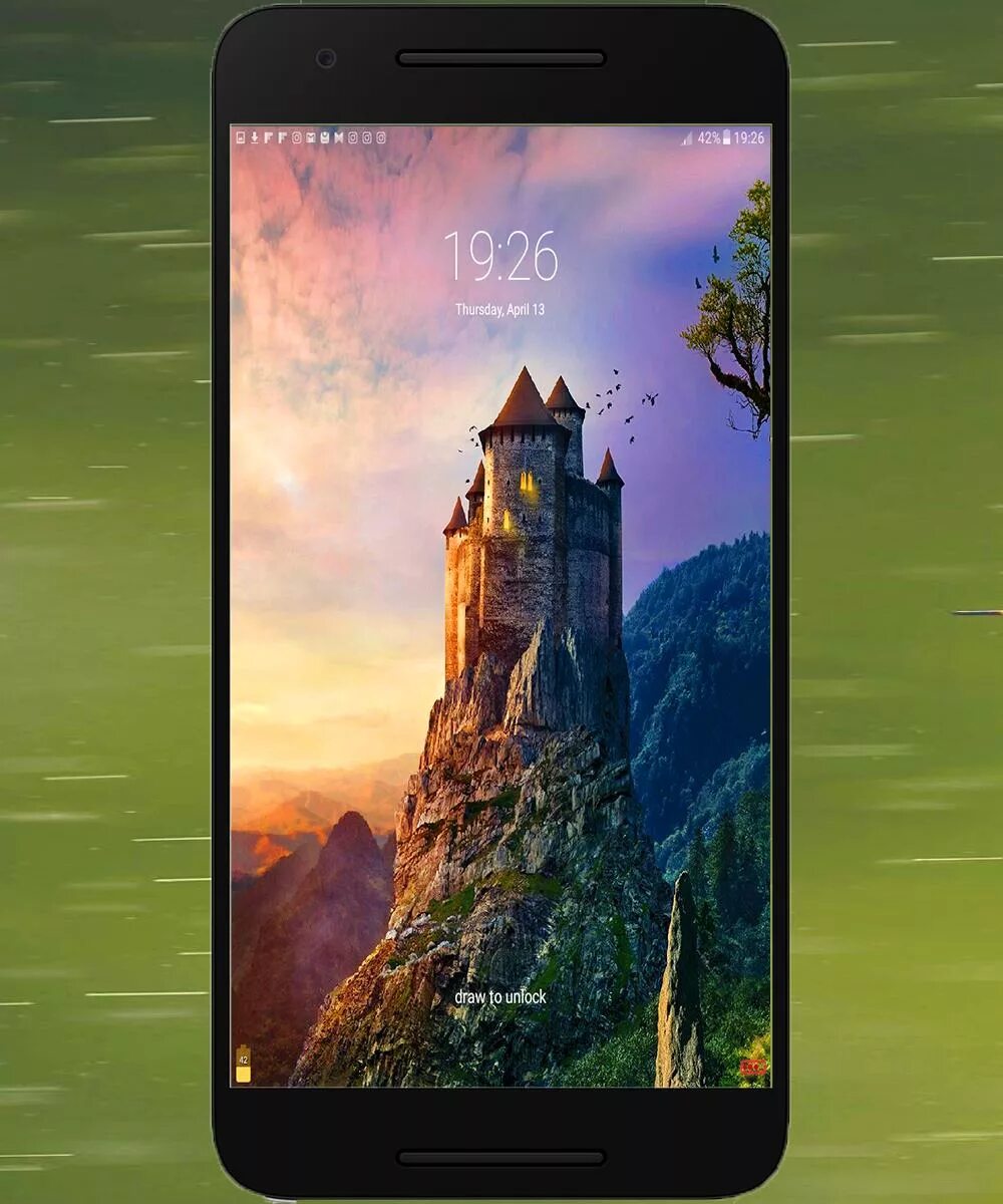 Lock screen draw