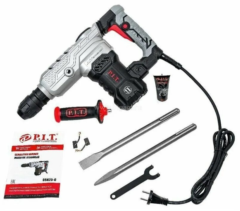 T. отбойный молоток pit gsh65-c3. I. T. отбойный молоток pit gsh90-c1.