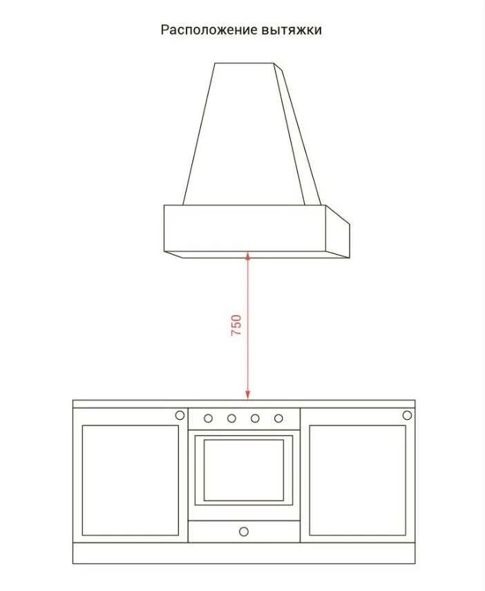 Высота кухонной вытяжки. Высота кухонной вытяжки ГАЗ. Схема установок вытяжка газовой плиты. Схема вытяжки вытяжка Teka Nubero 90 Beige. Вытяжка островная высота монтажа.