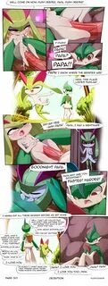 2018 blush breasts comic cum english_text erection female gallade good_pare...