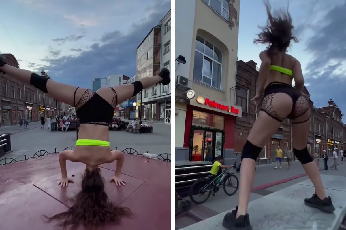 Twerk pmv. Тверк в центре города.