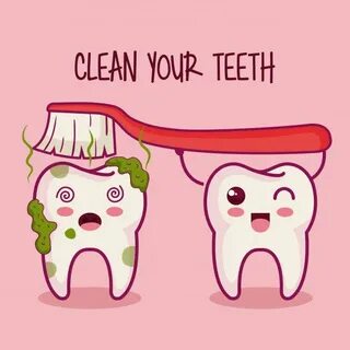 We clean teeth