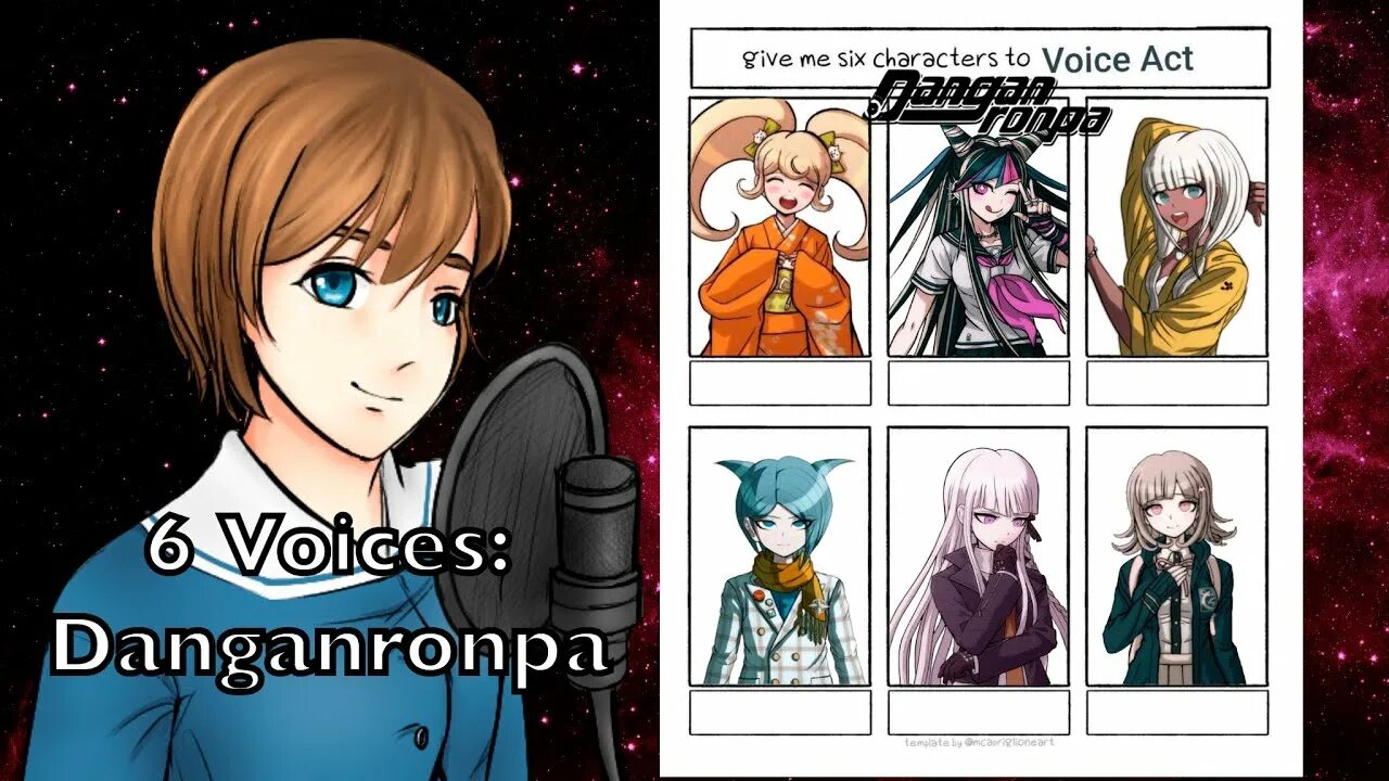 Jacko Challenge Danganronpa. Six characters Challenge. 6 Characters Challenge. Six voices