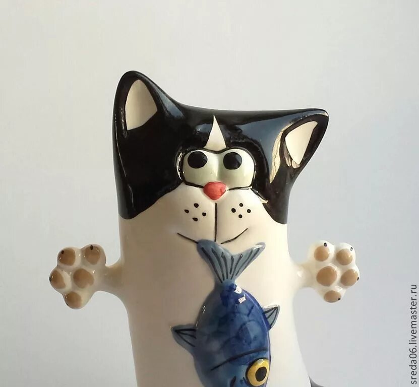 Керамическая кошка купить. Глиняная фигурка кота. Керамическая фигурка кошки. Керамические котики. Статуэтка кот керамика.