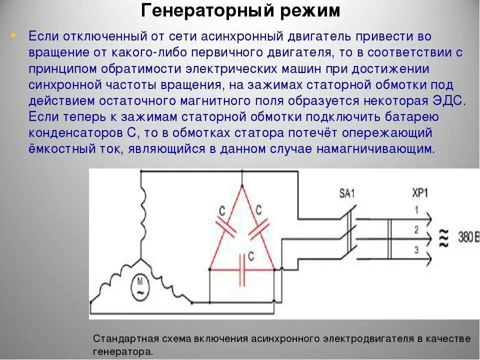 Фазные токи электродвигателей