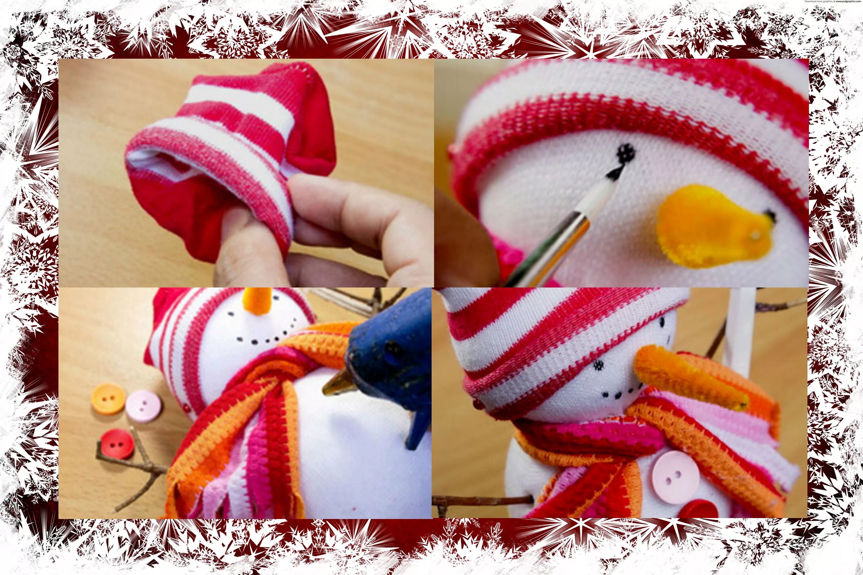 Шапочка из носка для куклы. Снеговичок из синтепона. Снеговик из носков и риса. Как сделать снеговика из носка. Как сделать шапку из носка.