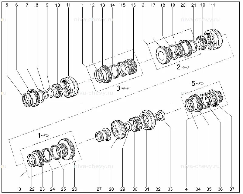 Схема коробки передач нива. Схема сборки КПП Нива 5 ступка. Схема КПП Нива Шевроле 5 ступка. Схема коробки передач Нива 5 ступка. Синхронизаторы КПП ВАЗ 2123.