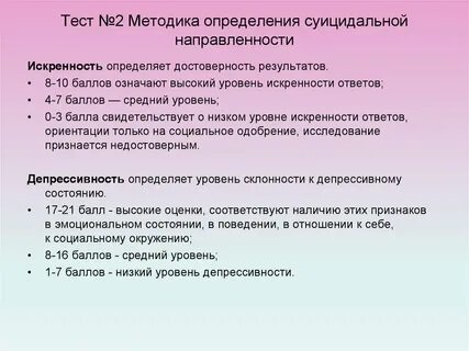 Метод измерения тест