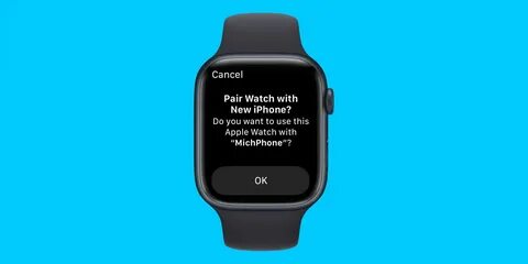 Как переподключить apple watch к iphone