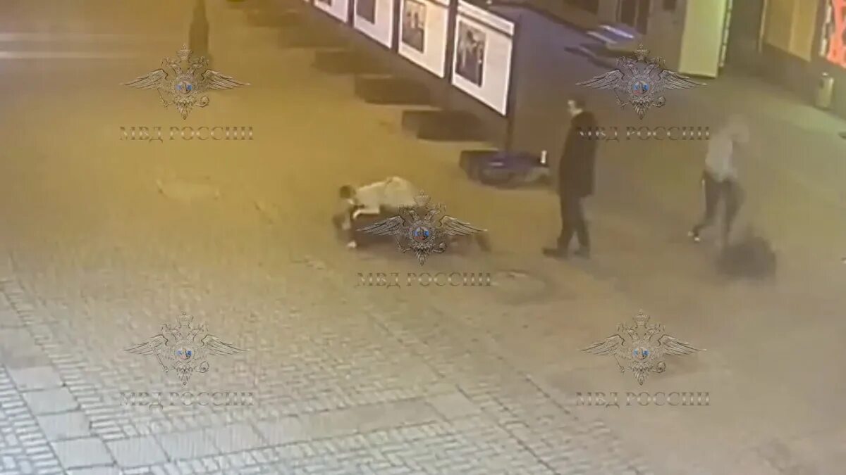 Видео нападения в москве