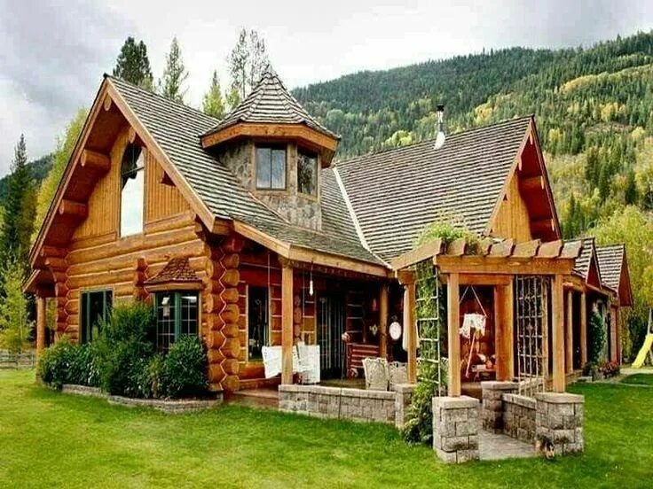 Красивый бревенчатый дом. Wood house отель фасад. Красивые интерьеры деревянных домов. Остров бейнбридж. Загородный дом в лесу.
