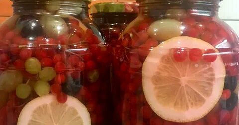 Компот из калины на зиму
