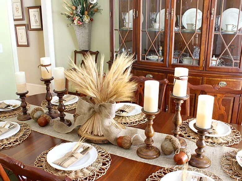 Стол ласково. День Благодарения декор. Сервировка стола с сухоцветами. Посуда дизайнерская с колоском. Украшение интерьера сухими столами фото.