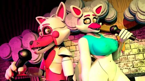 Funtime Foxy And Funtime Foxy. 