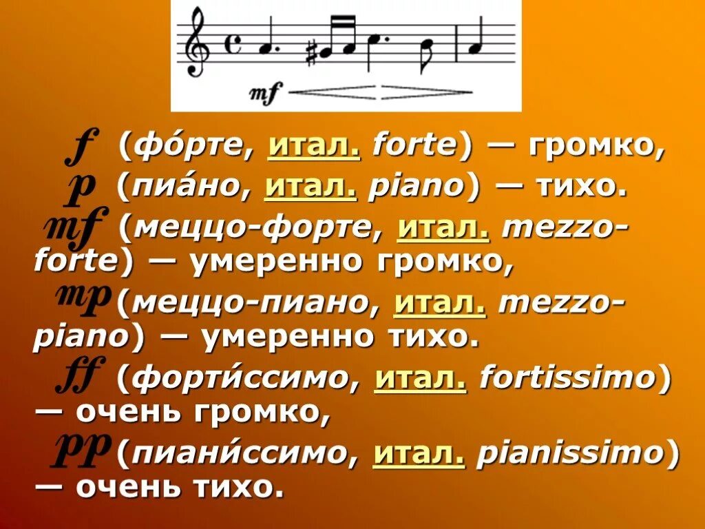 Песня со словом звук. Фортиссимо Пианиссимо. Обозначение динамики в Музыке. Форте в Музыке. Громкость нот в Музыке.