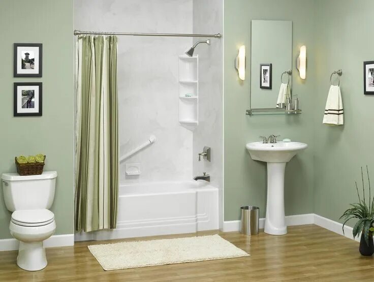 Шторка для ванной в интерьере. Bathroom irispoplar. Ванная комната в голубых тонах. Bathroom irispoplar. Ванна в стиле ретро.