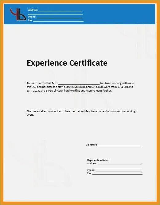 Experience Certificate. Work experience Certificate. Work experience Certificate examples. Certificate for hard work.