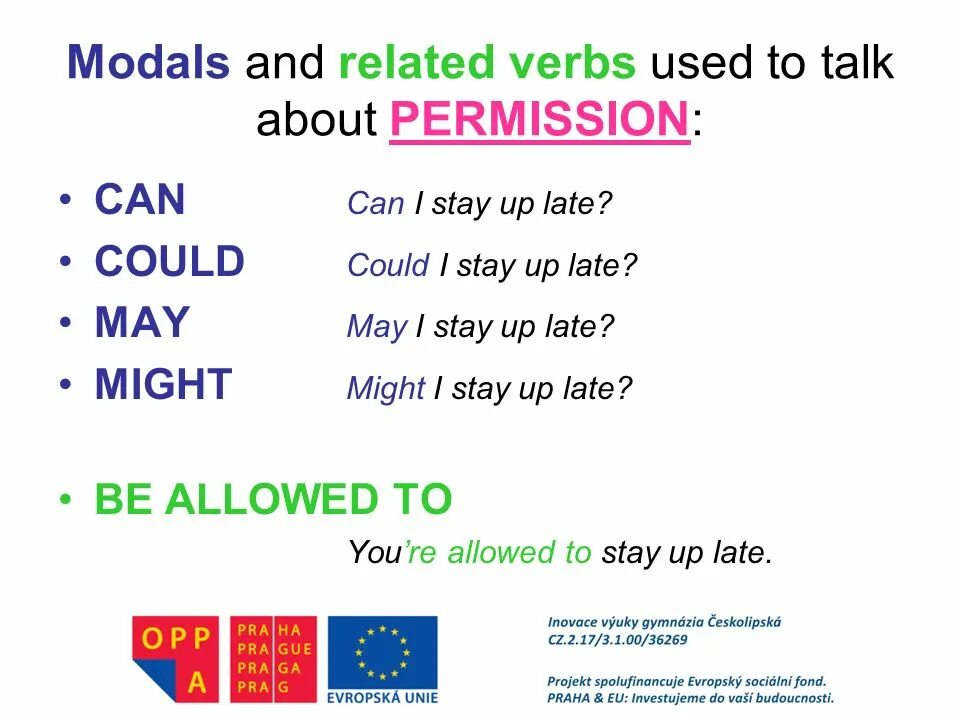 Глагол allow. Permission modal verbs. Modal verbs правило. Permission глагол. Modals of permission.