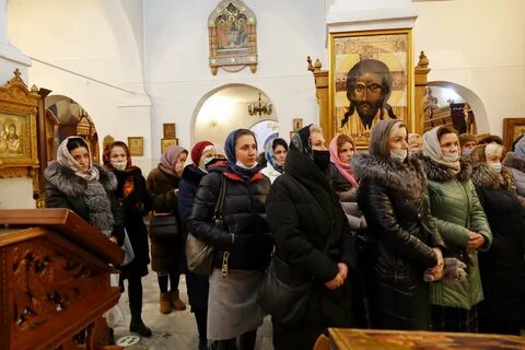 Посетили монастырь