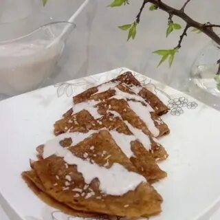 Гречневые блины с молоком