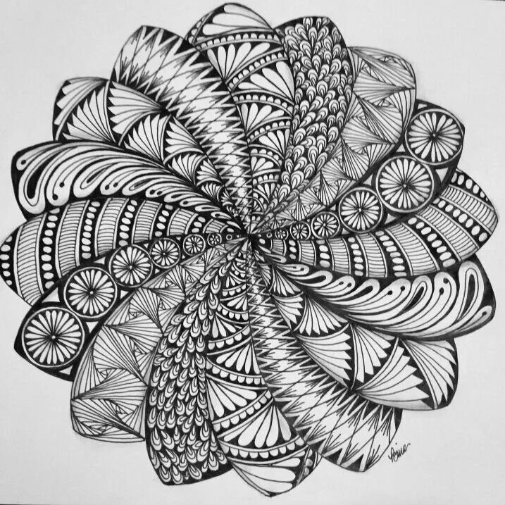 Техника зентангл и дудлинг. Зенарт и дудлинг. Фактуры в графике. Абстрактные геометрические композиции. Декоративный пейзаж в графике.