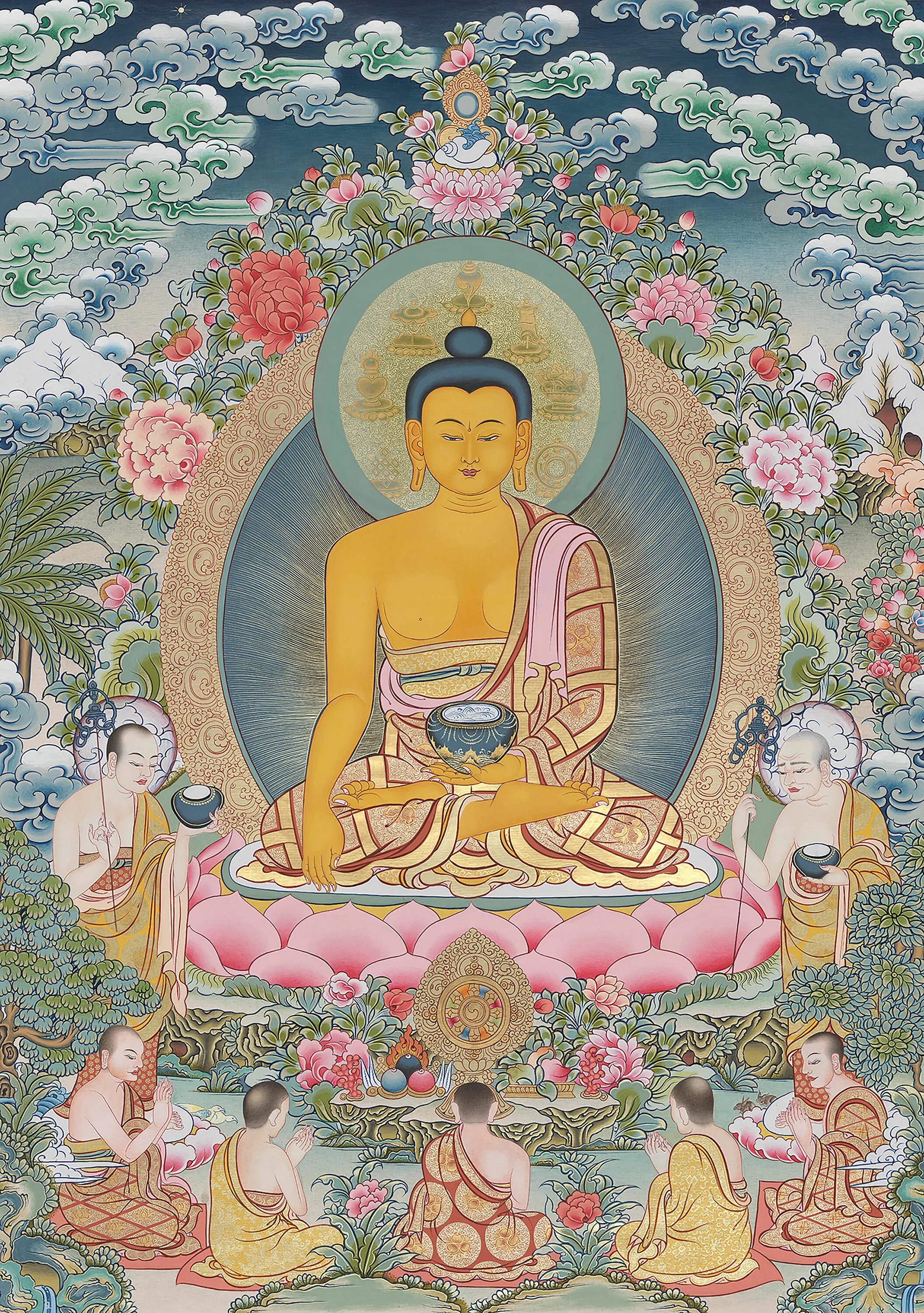 День будды 2024. Будда Шакьямуни тханка. Будда Шакьямуни Дуньхуан. Знак Будды Шакьямуни. Будда Шакьямуни изображение.