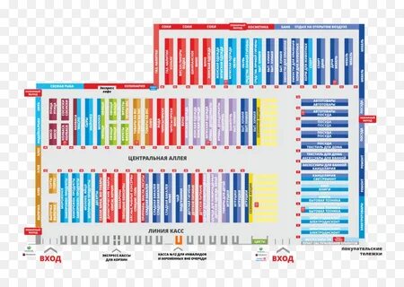 Карта магазина ашан