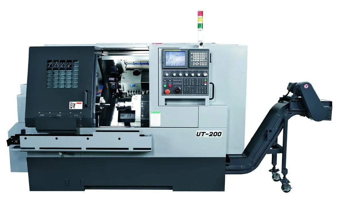 Станки чпу минск. Токарный станок с ЧПУ Accuway UT-200. Токарный станок с ЧПУ С противошпинделем UT 200 S. Токарный станок DMC DL-6th с ЧПУ Fanuc. Станок с ЧПУ UT 200.