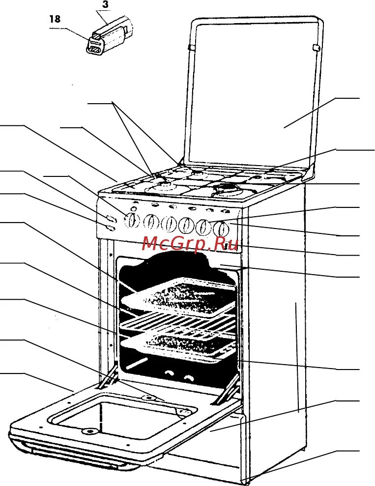 Почему не включается духовка. Схема духовки газовой плиты Гефест. Схема газовой плиты Гефест.
