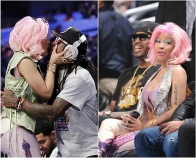 Nicki minaj kisses