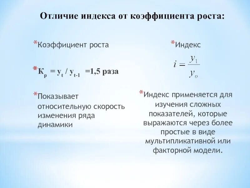 Изменение ряда