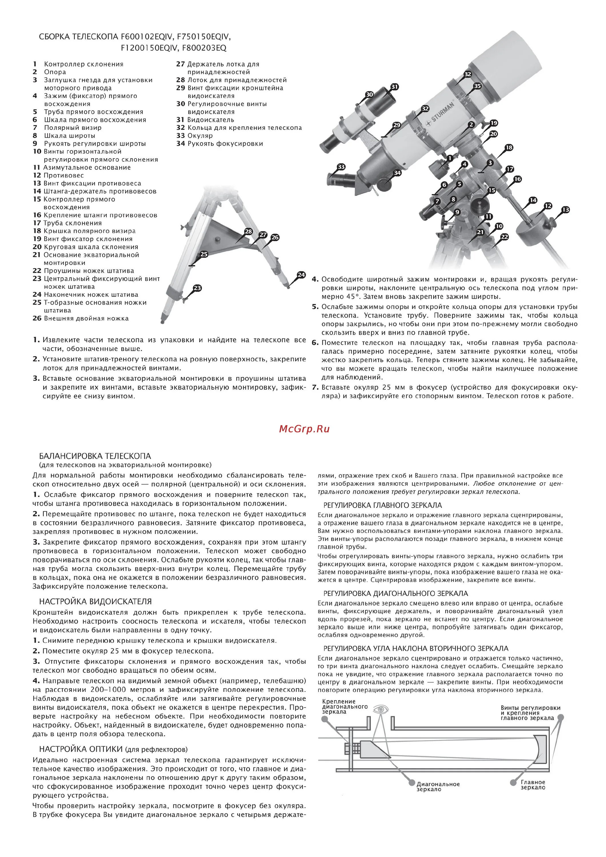 Как собрать телескоп 70076. Инструкция по сборке телескопа f70076. Телескоп f70076 схема сборки. Штурман f900114. Как настроить телескоп f70076