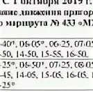 Расписание автобуса 433 мысы
