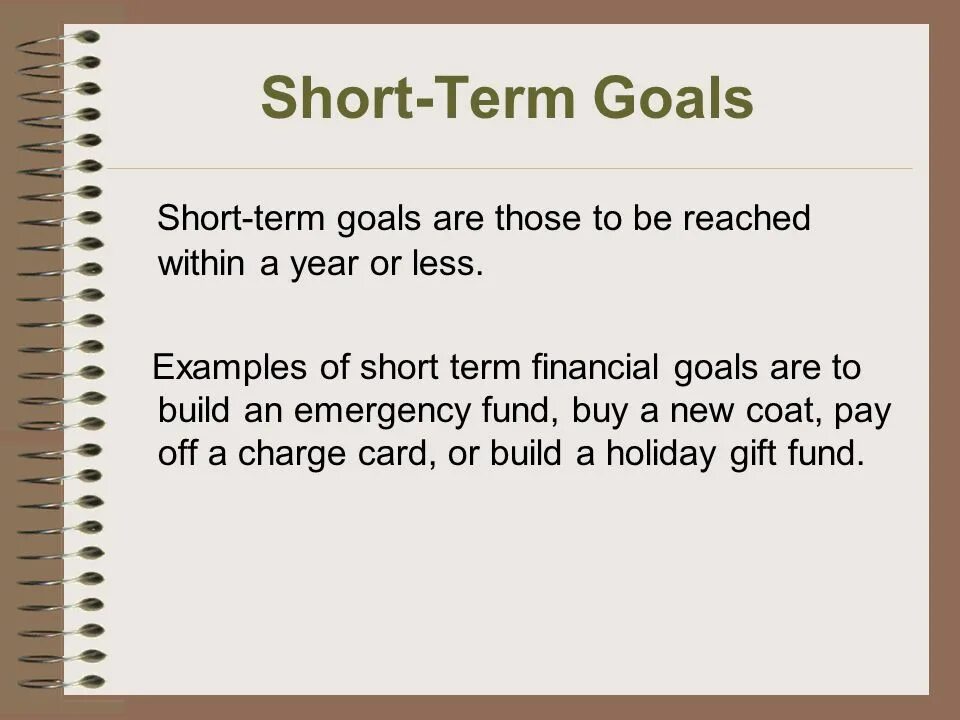 Short term goals. Short term and term goals. Short term Financial goal. Short term long term goals.