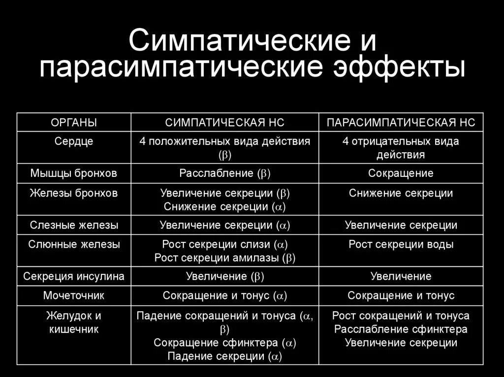 Действия симпатического и парасимпатического отделов. Парасимпатический отдел вегетативной нервной системы влияние. Парасимпатическая система и симпатическая система. Симпатический отдел вегетативной нервной системы функции. Эффекты вегетативной нервной системы на сердце.