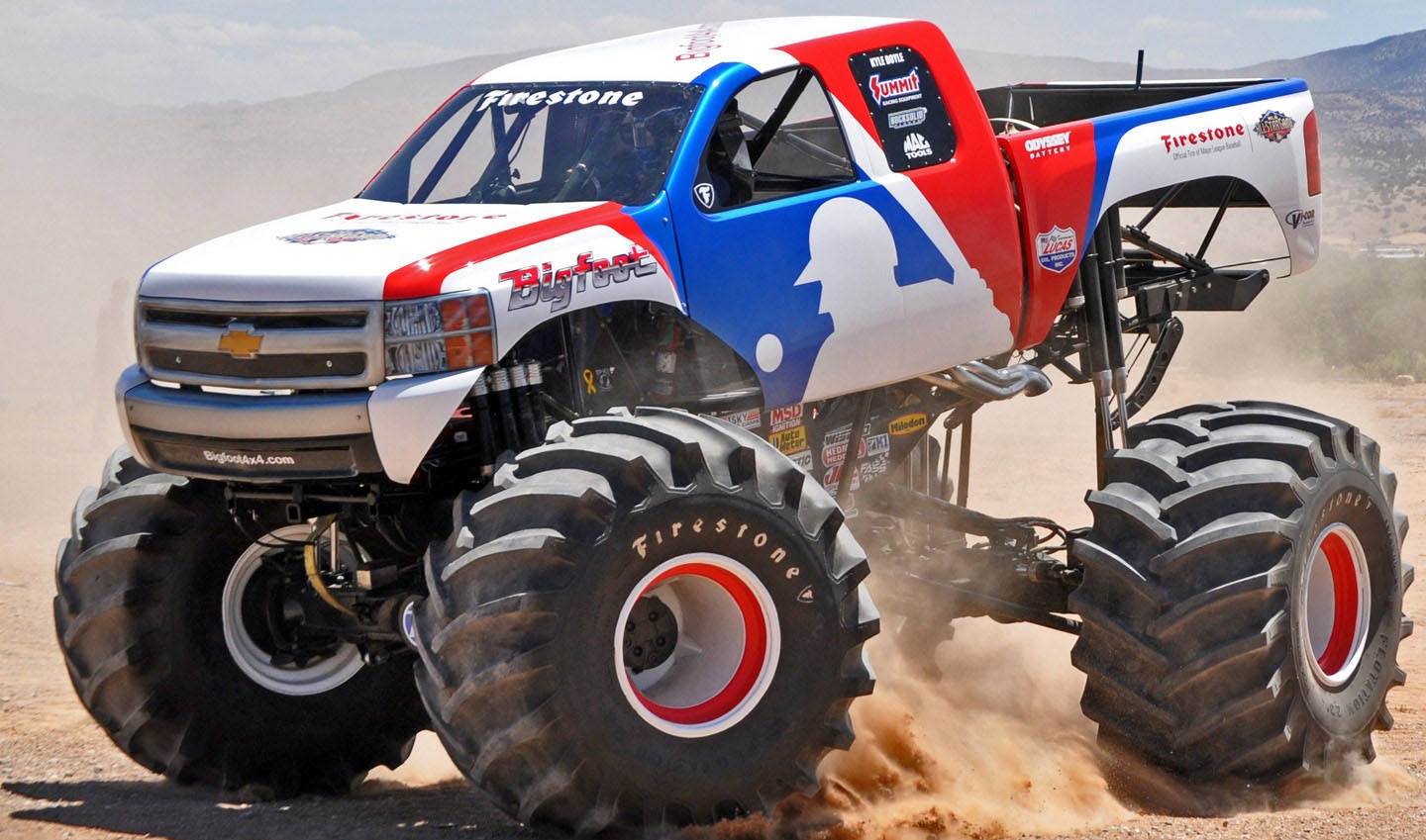 Машина бигфут монстр трак. Колеса бигфут монстр трак. Chevrolet Bigfoot Monster Truck 1990. Chevrolet Bigfoot Monster Truck. Максимально большие колеса