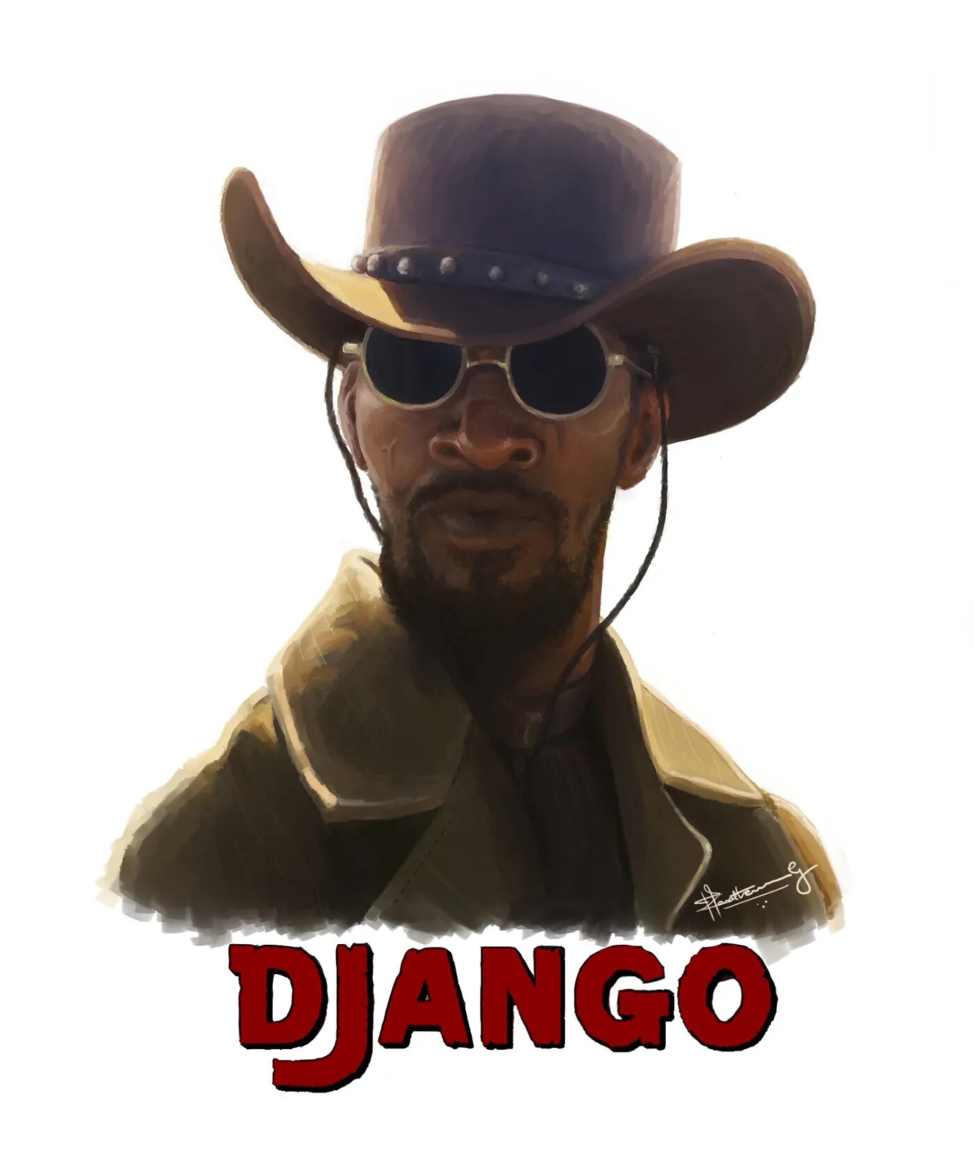 Django raise. Иллюстрации django. джейми фокс джанго. джанго арты. джанго освобожденный логотип.