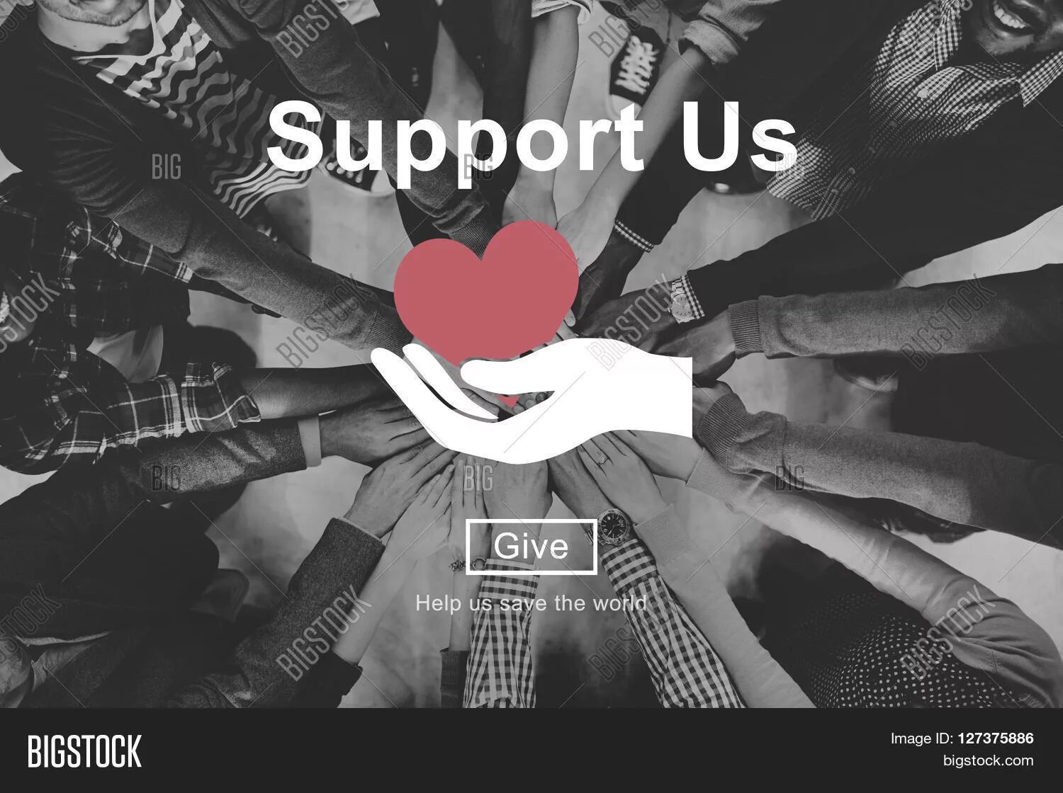 You can support encourage charities like